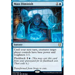 Mass Diminish - Commander 2019 (inglés)