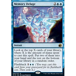 Memory Deluge - Innistrad: Midnight Hunt Foil (inglés)