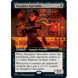 Slaughter Specialist (Extended Art) - Innistrad: Midnight Hunt Variants (inglés)