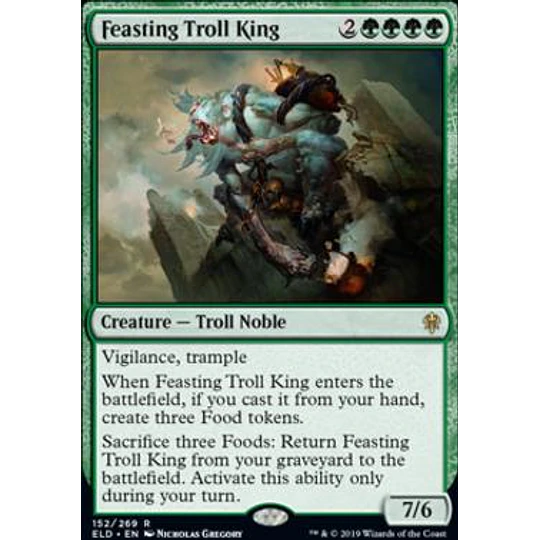 Feasting Troll King - Throne of Eldraine (español)