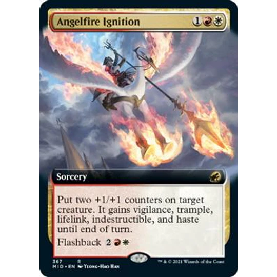 Angelfire Ignition (Extended Art) - Innistrad: Midnight Hunt Variants (inglés)