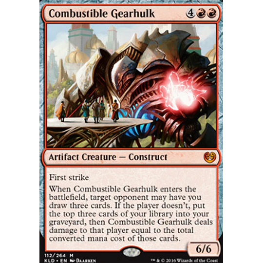 Combustible Gearhulk - Kaladesh (inglés)