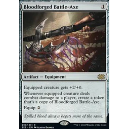 Bloodforged Battle-Axe - Double Masters 2022 (ingles)