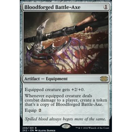 Bloodforged Battle-Axe - Double Masters 2022 (inglés)