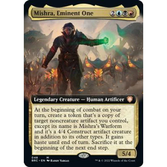 Mishra, Eminent One (Extended Art) - The Brothers' War Commander Decks Variants (inglés)
