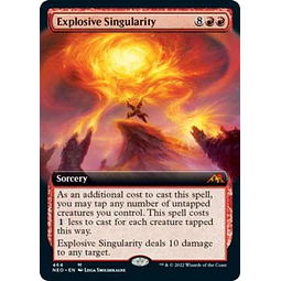 Explosive Singularity (Extended Art) - Kamigawa: Neon Dynasty Variants (ingles)
