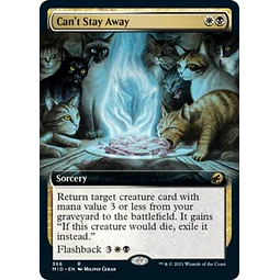 Can't Stay Away (Extended Art) - Innistrad: Midnight Hunt Variants Foil (ingles)