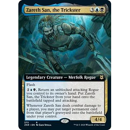Zareth San, the Trickster (Extended Art) - Zendikar Rising Variants (ingles)