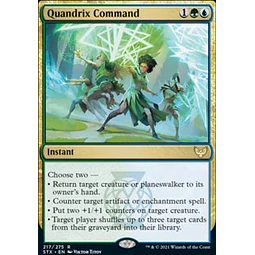 Quandrix Command - Strixhaven: School of Mages Foil (ingles)