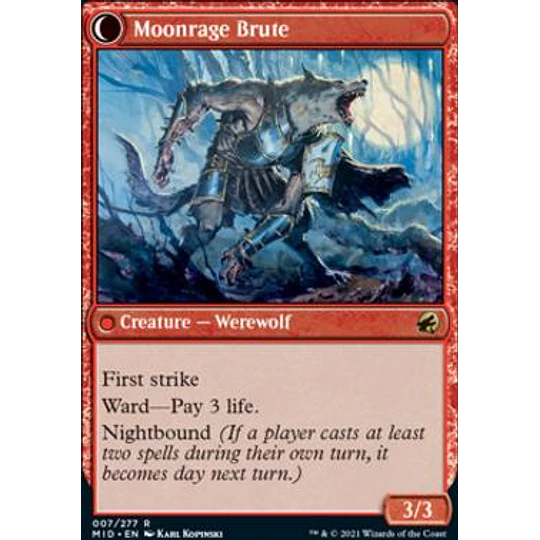 Brutal Cathar - Innistrad: Midnight Hunt (inglés)
