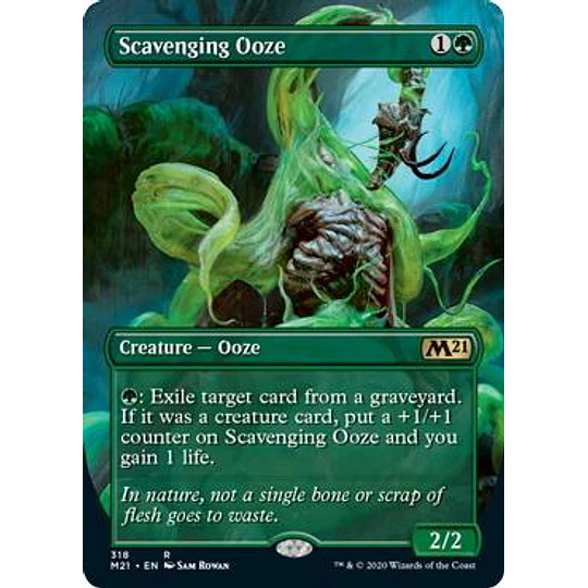 Scavenging Ooze (Borderless) - Core Set 2021 Variants (inglés)