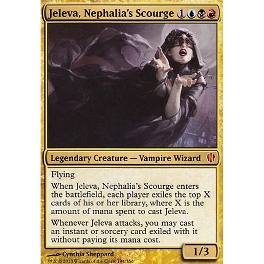Jeleva, Nephalia's Scourge - Commander 2013 (inglés)