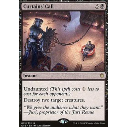 Curtains' Call - Commander 2016 (español)