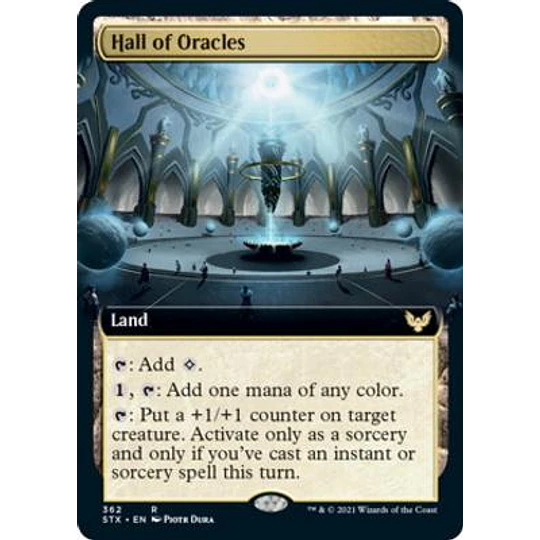 Hall of Oracles (Extended Art) - Strixhaven: School of Mages Variants (ingles)