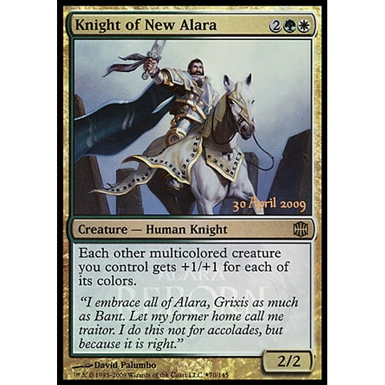 Knight of New Alara (Release Foil) - Promotional (inglés)