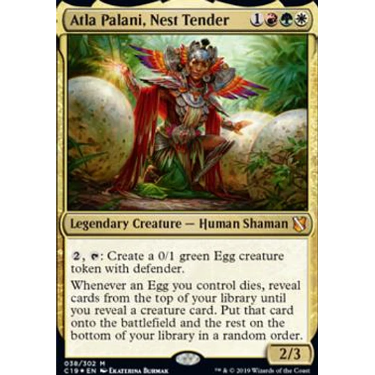 Atla Palani, Nest Tender (Foil) - Commander 2019 (ingles)