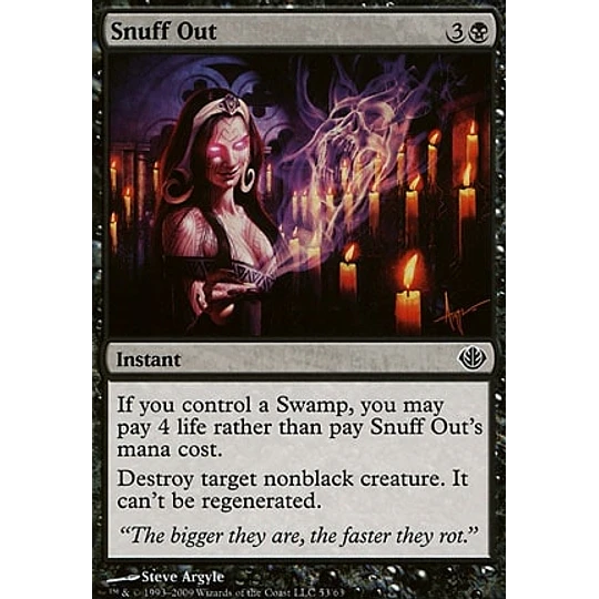 Snuff Out - Duel Decks: Garruk Vs. Liliana (inglés)