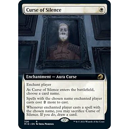 Curse of Silence (Extended Art) - Innistrad: Midnight Hunt Variants (ingles)