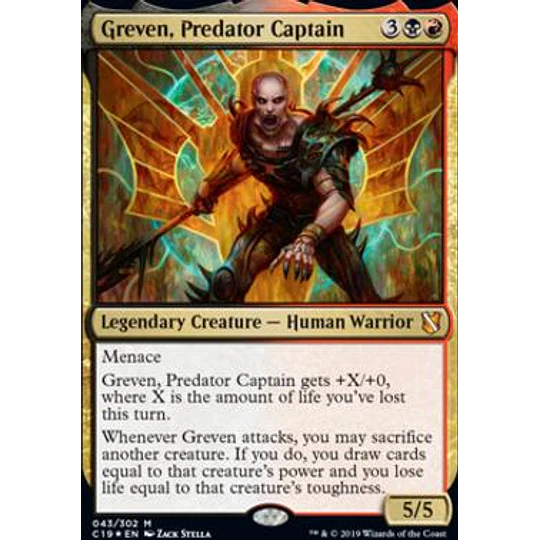 Greven, Predator Captain (Foil) - Commander 2019 (ingles)