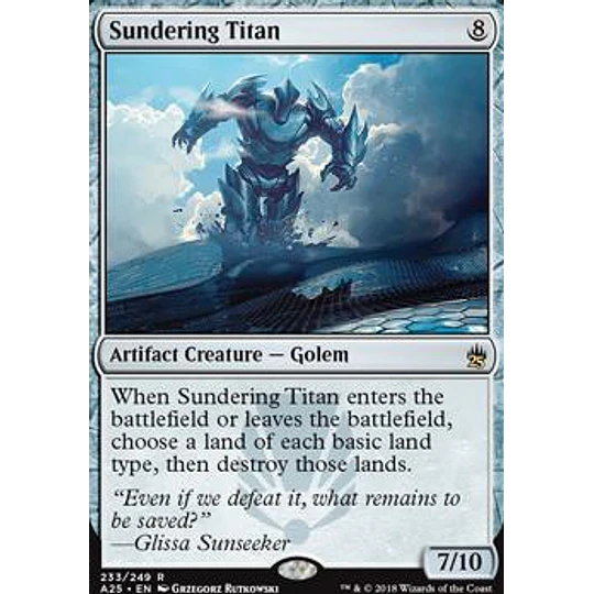 Sundering Titan - Masters 25 (inglés)