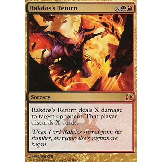 Rakdos's Return - Return to Ravnica (español)