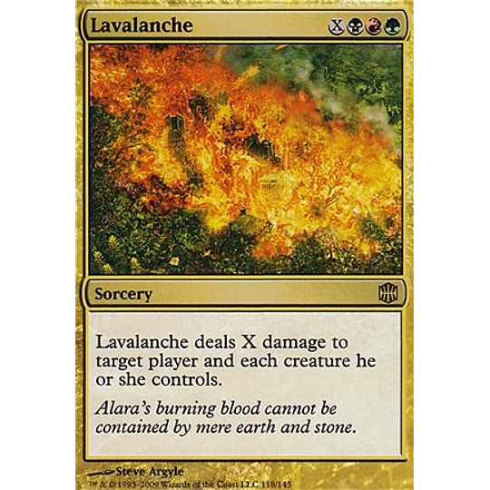 Lavalanche - Alara Reborn (ingles)