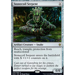 Stonecoil Serpent - Throne of Eldraine (ingles)