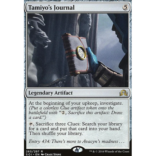 Tamiyo's Journal - Shadows Over Innistrad (ingles)