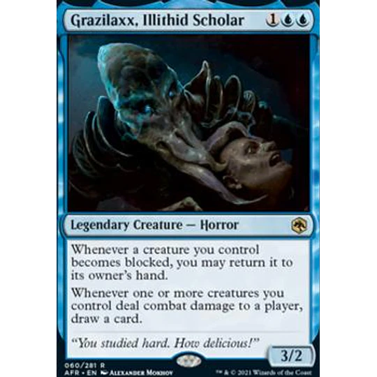 Grazilaxx, Illithid Scholar - Adventures in the Forgotten Realms (inglés)