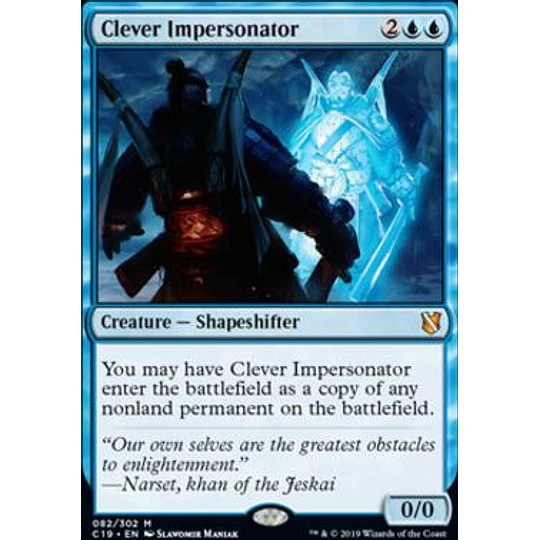 Clever Impersonator - Commander 2019 (inglés)