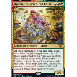 Kaima, the Fractured Calm - Kamigawa: Neon Dynasty Commander Decks Foil (ingles)