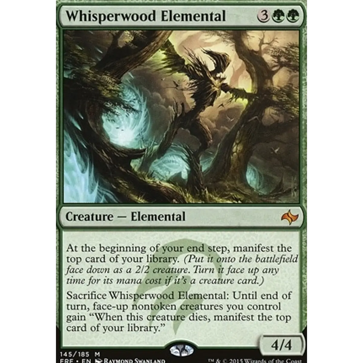 Whisperwood Elemental - Fate Reforged (ingles)