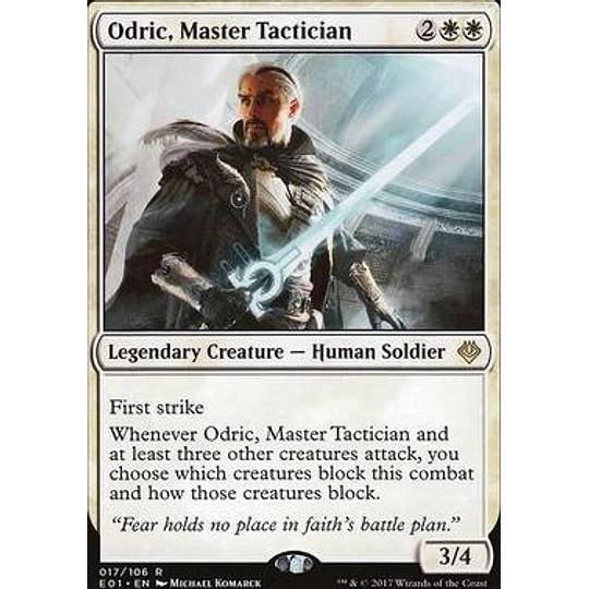 Odric, Master Tactician - Archenemy - Nicol Bolas (inglés)