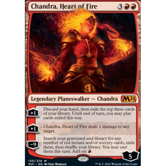 Chandra, Heart of Fire - Core Set 2021 (ingles)