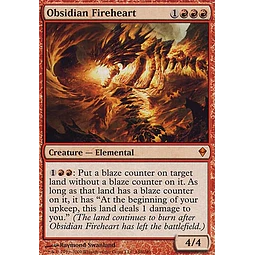 Obsidian Fireheart - Zendikar (español)