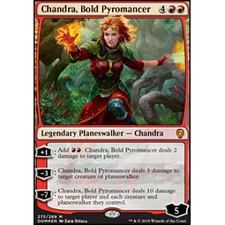 Chandra, Bold Pyromancer (Foil - Planeswalker Deck) - Dominaria (ingles)