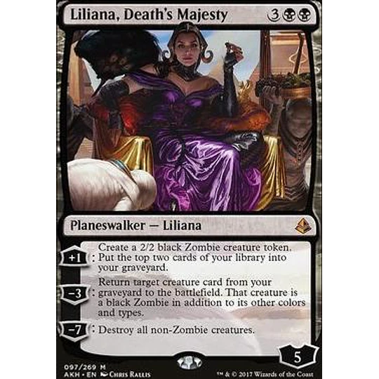 Liliana, Death's Majesty - Amonkhet (ingles)