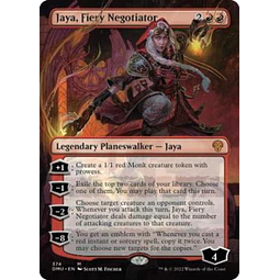 Jaya, Fiery Negotiator (Borderless) - Dominaria United Variants (español)