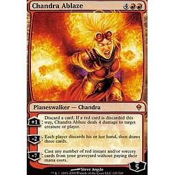 Chandra Ablaze - Zendikar (español)