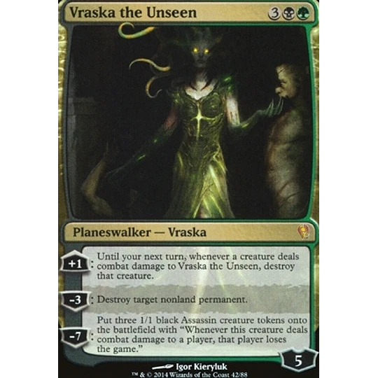 Vraska the Unseen (Foil) - Duel Decks: Jace Vs. Vraska (ingles)