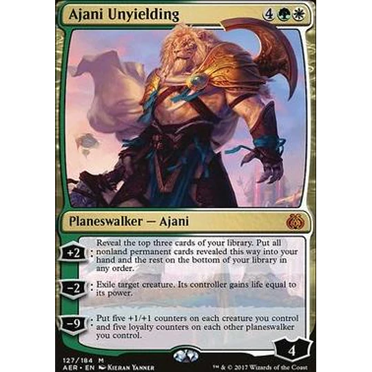 Ajani Unyielding - Aether Revolt (español)