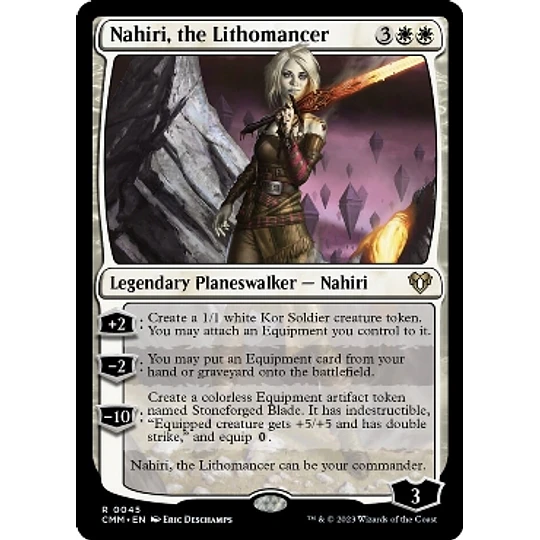 Nahiri, the Lithomancer - Commander Masters (ingles)
