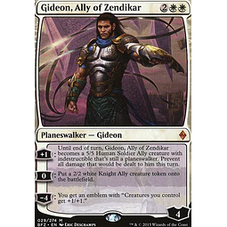 Gideon, Ally of Zendikar - Battle for Zendikar (ingles)