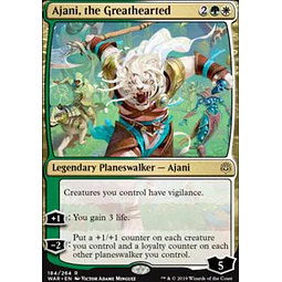 Ajani, the Greathearted - War of the Spark (ingles)
