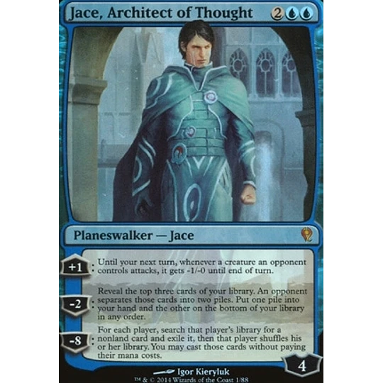 Jace, Architect of Thought (Foil) - Duel Decks: Jace Vs. Vraska (ingles)