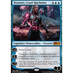 Tezzeret, Cruel Machinist (Foil - Planeswalker Deck) - Core Set 2019 (ingles)