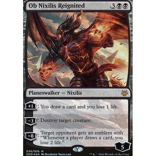 Ob Nixilis Reignited (Foil) - Duel Decks: Nissa Vs. Ob Nixilis (ingles)