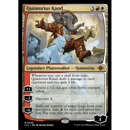 Quintorius Kand - The Lost Caverns of Ixalan (ingles)