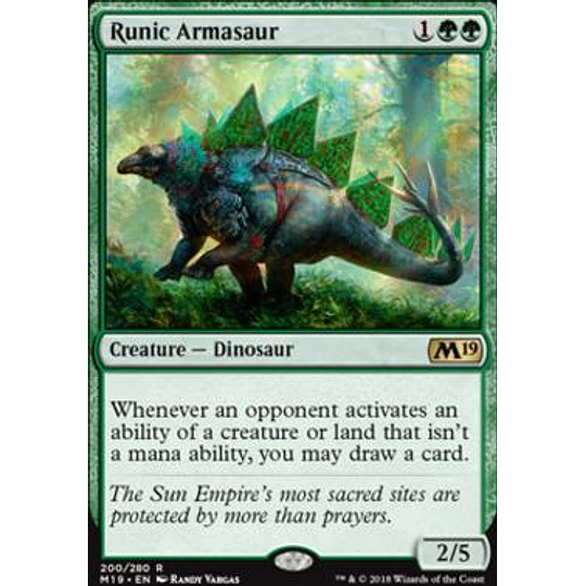 Runic Armasaur - Core Set 2019 (español)