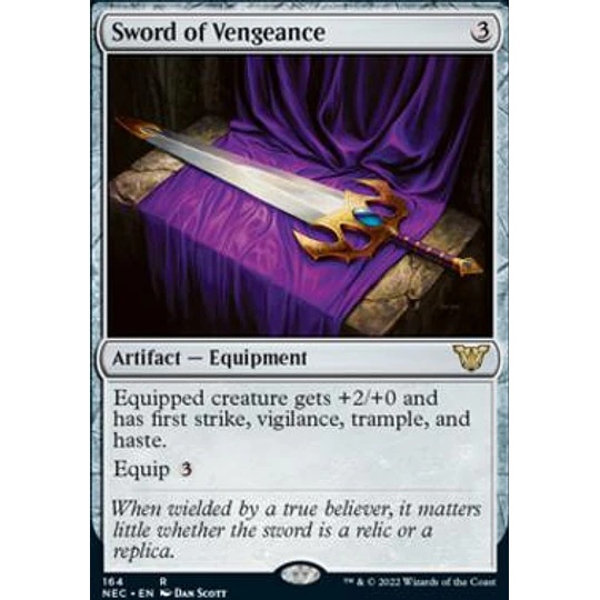 Sword of Vengeance - Kamigawa: Neon Dynasty Commander Decks (inglés)